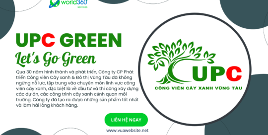 Website Công Viên Cây Xanh Vũng Tàu UPC Green 8 Thiết kế website Website Công Viên Cây Xanh Vũng Tàu UPC Green
